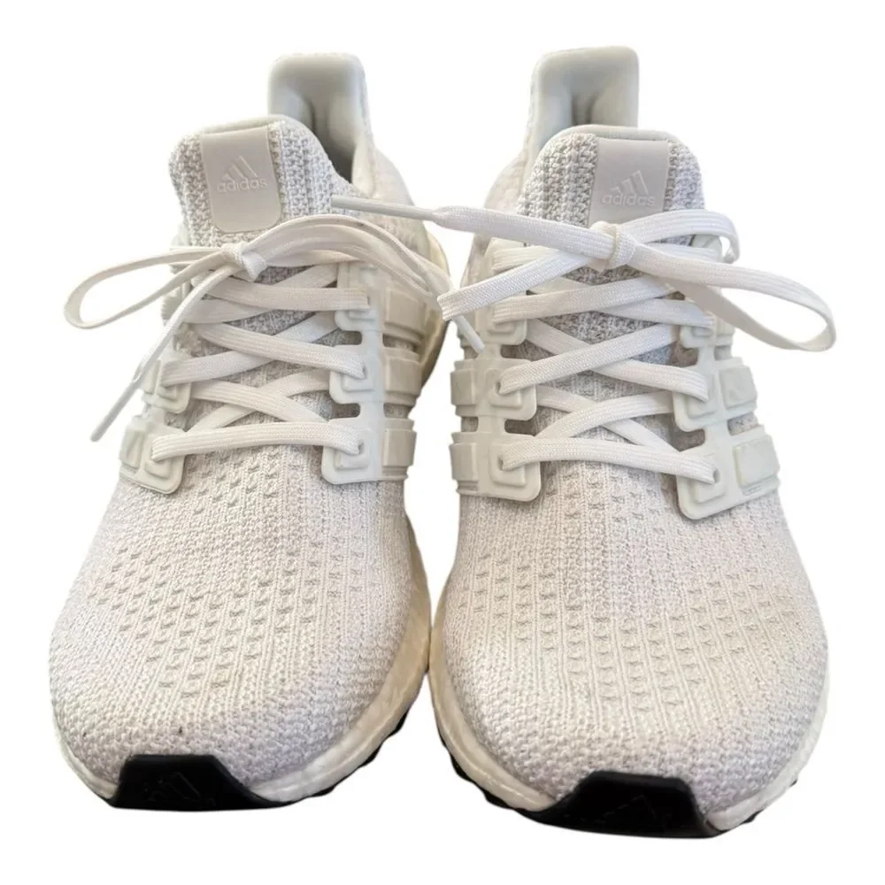 Adidas Ultra Boost 4.0 Triple White Women's Running Shoes Sneakers 7.5